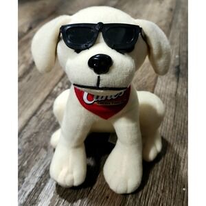 Raising Cane's Chicken Fingers Dog with Sunglasses Plush Stuffed Toy Collectible